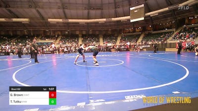 130 lbs Semifinal - Gavin Brown, Contender Wrestling Academy vs Tanner Tutku, VHW