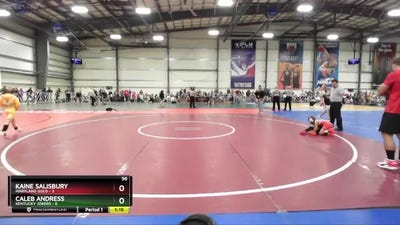 56 lbs Rd# 3 12:00pm Friday - Kaine Salisbury, Maryland GOLD vs Caleb Andress, Kentucky Jokers