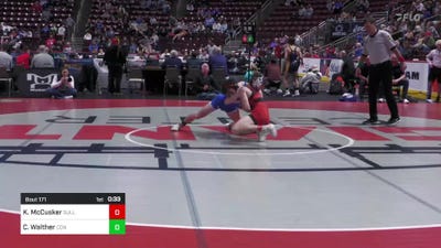 127 lbs Consi Of 16 #2 - Kruz McCusker, Sullivan County vs Colin Walther, Conwell-Egan