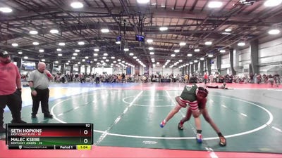 92 lbs Rd# 4- 2:00pm Friday Final Pool - Malec Ksebe, Kentucky Jokers vs Seth Hopkins, East Coast Elite