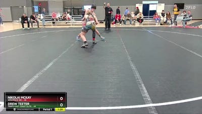 160 lbs Round 4 (10 Team) - Drew Teeter, Terps East Coast Elite vs Nikolai McKay, Wolfpack WC