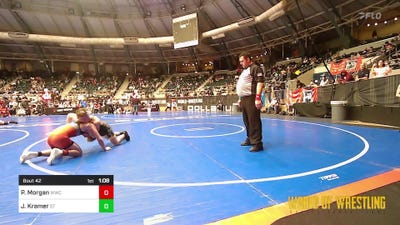 130 lbs Round Of 16 - Paxton Morgan, Westside Wrestling Club vs Jacob Kramer, Steller Trained