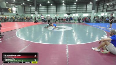 80 lbs Round 3 (6 Team) - Morrison Motley, FCA WRESTLING vs Kian Green, JEFFERSON WRESTLING CLUB