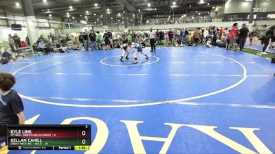 85 lbs Round 2 (6 Team) - Kyle Link, PIT BULL WRESTLING ACADEMY vs Kellan Cahill, GREAT NECK WC - GOLD