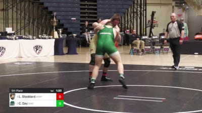 285 lbs 5th Place - Lucas Stoddard, Army West Point vs Cory Day, Binghamton