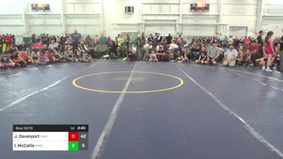 110 lbs Pools - Johnathan Davenport, Ohio Gold 24K vs Ian McCallie, Ares W.C. (MI)