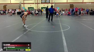 105-110 lbs Quarterfinal - DJ Mabie, Skyline Middle School vs Alex Rosciano, M2