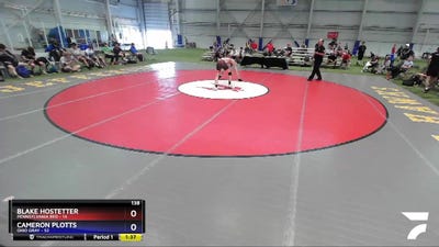 138 lbs Quarters & 1st Wb (16 Team) - Blake Hostetter, Pennsylvania Red vs Cameron Plotts, Ohio Gray