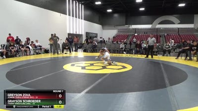 70 lbs Round 1 (8 Team) - Grayson Schroeder, Thorn Wrestling (MN) vs Greyson Zoul, Junior Terps Xtreme (MY)