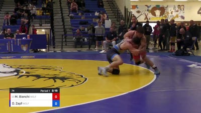 74 lbs Cons. Semi - Matthew Bianchi, Arkansas Regional Training Center vs Doug Zapf, TMWC/ PENN RTC