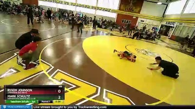 41 lbs Round 2 - Ryker Johnson, Cimarron Bad Boys vs Mark Schultz, Henderson Wrestling Club