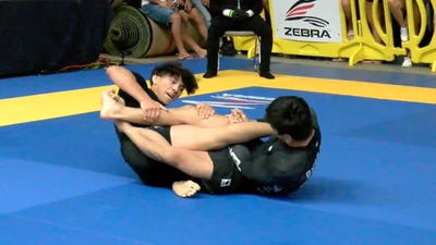Diego "Pato" Oliveira Showing Off His Ruthless Leg Lock Arsenal In Competition
