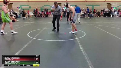 210 lbs Round 3 (6 Team) - Ricky Hoffman, Lions Den vs Owen Stewart, North Baltimore WC