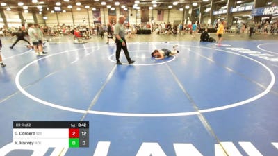 85 lbs Rr Rnd 2 - Dominic Cordero, Team 922 vs Hunter Harvey, Ride Out Wrestling Club