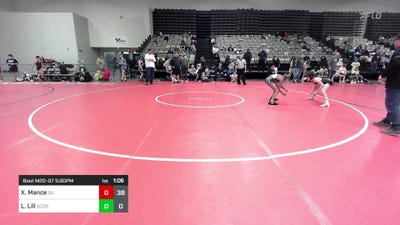 106 lbs Rr Rnd 7 - Xavier Mance, Georgia United vs Landon Lill, Scorpions