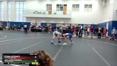 106 lbs Cons. Round 2 - Benjamin Donato, Caesar Rodney vs Ethan Aftewicz, Wyoming Seminary
