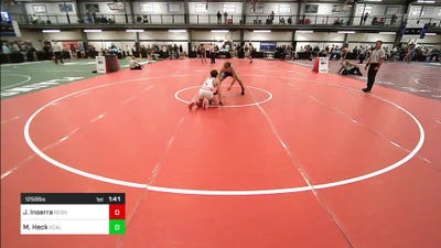 125B lbs Rr Rnd 1 - Jacob Inserra, Rednose vs Marcus Heck, Xcalibur