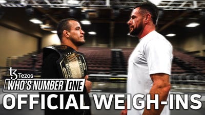 The OFFICIAL Tezos WNO 21: Marinho vs Lovato Jr Weigh Ins