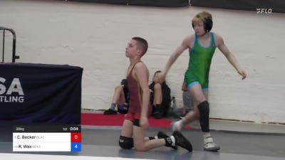 38 kg Cons 8 #2 - Casen Becker, Black Fox Wrestling Academy vs Rylen Wax, Beast Mode Wrestling