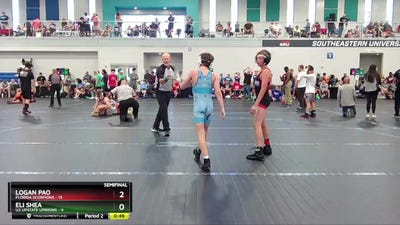 88 lbs Semis & 1st Wrestleback (8 Team) - Eli Shea, U2 Upstate Uprising vs Logan Pao, Florida Scorpions