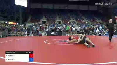 285 lbs Round Of 128 - Kadence Baker, Texas vs Jacob Walker, Iowa
