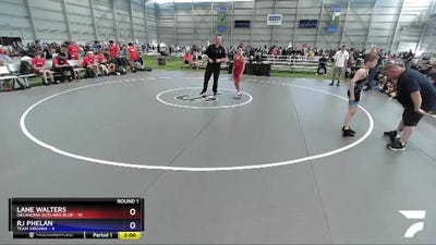 88 lbs Round 1 (8 Team) - Lane Walters, Oklahoma Outlaws Blue vs RJ Phelan, Team Virginia