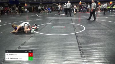 65 lbs Round Of 32 - Grayden Paris, Chestnut Ridge vs Andrew Neumoyer, Oxford