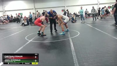 210 lbs Round 2 (8 Team) - Chritsian Steihler, PA Alliance vs Aiden McDonald, Headhunters