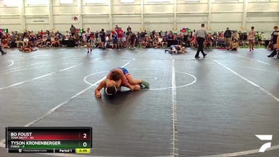 120 lbs Round 5 (6 Team) - Tyson Kronenberger, Forge vs Bo Foust, Team Shutt