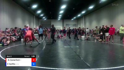195 lbs Cons. Round 2 - Brady Comerford, Beebe Trained vs Pharell Rufffin, Youth Impact Center Wrestling Club