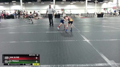 48 lbs Cons. Round 1 - Joel Van Slyke, SHWA vs Kellen Priolo, Terps