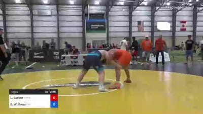 125 kg Consi Of 32 #2 - Luke Surber, Cowboy RTC vs Brandon Whitman, Tar Heel Wrestling Club