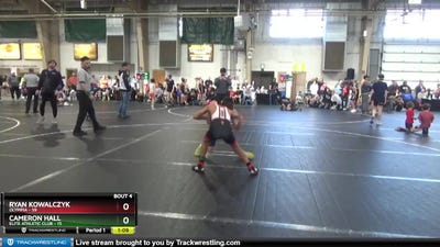 88 lbs Round 2 - Cameron Hall, Elite Athletic Club vs Ryan Kowalczyk, Olympia