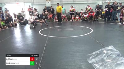 55 lbs Pools - Louden Moon, Backyard Brawlers vs Oscar Ormond, Ares W.C. (MI)