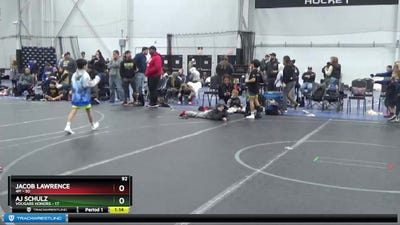 92 lbs Placement (4 Team) - Jacob Lawrence, 4M vs AJ Schulz, Vougars Honors