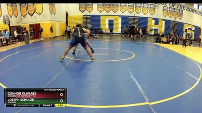 215 Blue 1st Place Match - Connor Olivares, Wellington Community Hs vs Joseph Schulze, Camden