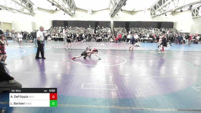56-B lbs Quarterfinal - Anthony DeFilippis, Yale Street vs Lorenzo Barbieri, All I See Is Gold Academy