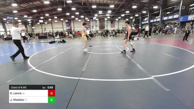 152 lbs Consi Of 8 #2 - Kai Lewis, VA vs Jake Maddox, CT