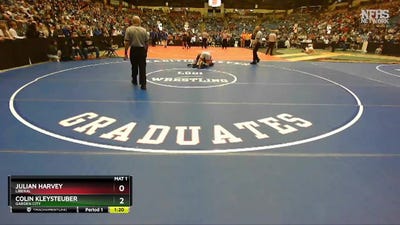 6A-165 lbs Quarterfinal - Colin Kleysteuber, Garden City vs Julian Harvey, Liberal