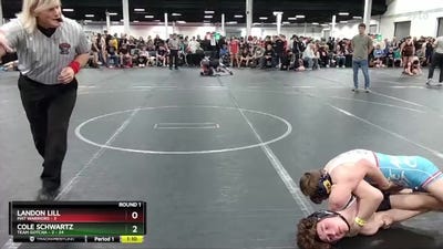 105 lbs Round 1 (4 Team) - Cole Schwartz, Team Gotcha - 2 vs Landon Lill, Mat Warriors