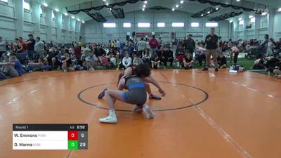 126 lbs Round 1 - Weston Emmons, Pursuit vs Dominic Manna, Rebellion Uprising
