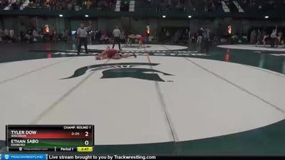 184 lbs Champ. Round 1 - Tyler Dow, Wisconsin vs Ethan Sabo, Edinboro