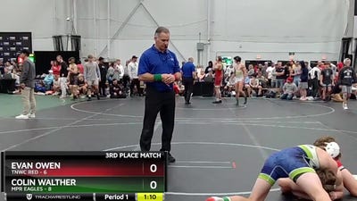 126 lbs Placement (4 Team) - Colin Walther, MPR Eagles vs Evan Owen, TNWC Red