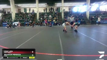 125 lbs 1st Place Match - Cole Laya, West Liberty vs Brandon Mendoza, Tiffin