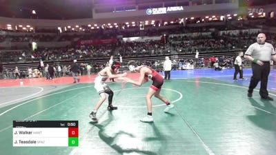 120 lbs Consi Of 8 #1 - Jacob Walker, Hawthorne vs Joshua Teasdale, Spazz Wrestling