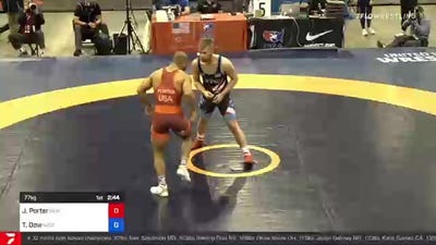 77 kg Final - Jesse Porter, New York Athletic Club vs Tyler Dow, Wisconsin Regional Training Center