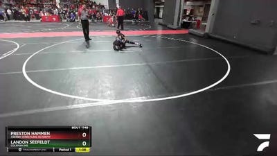 80 lbs Champ. Round 2 - Landon Seefeldt, Coleman MS vs Preston Hammen, Askren Wrestling Academy