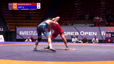 70 kg Semifinal - Doug Zapf, USA vs Akaki Kemertelidze, GEO