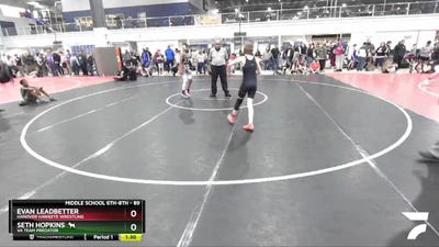 89 lbs 3rd Place Match - Evan Leadbetter, Hanover Hawkeye Wrestling vs Seth Hopkins 🐐, Va Team Predator