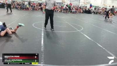 84 lbs Round 1 (4 Team) - Nolan Adolphson, 84 Athletes vs Brighton Prine, Forge